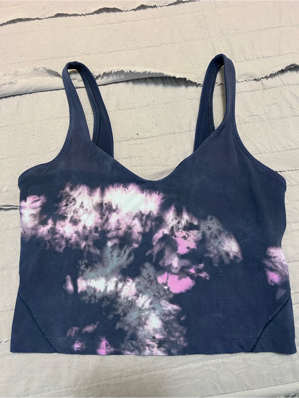 Lululemon Align Tie-Dye Cropped Tank Top - size 6